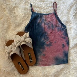 Tye dye crop top